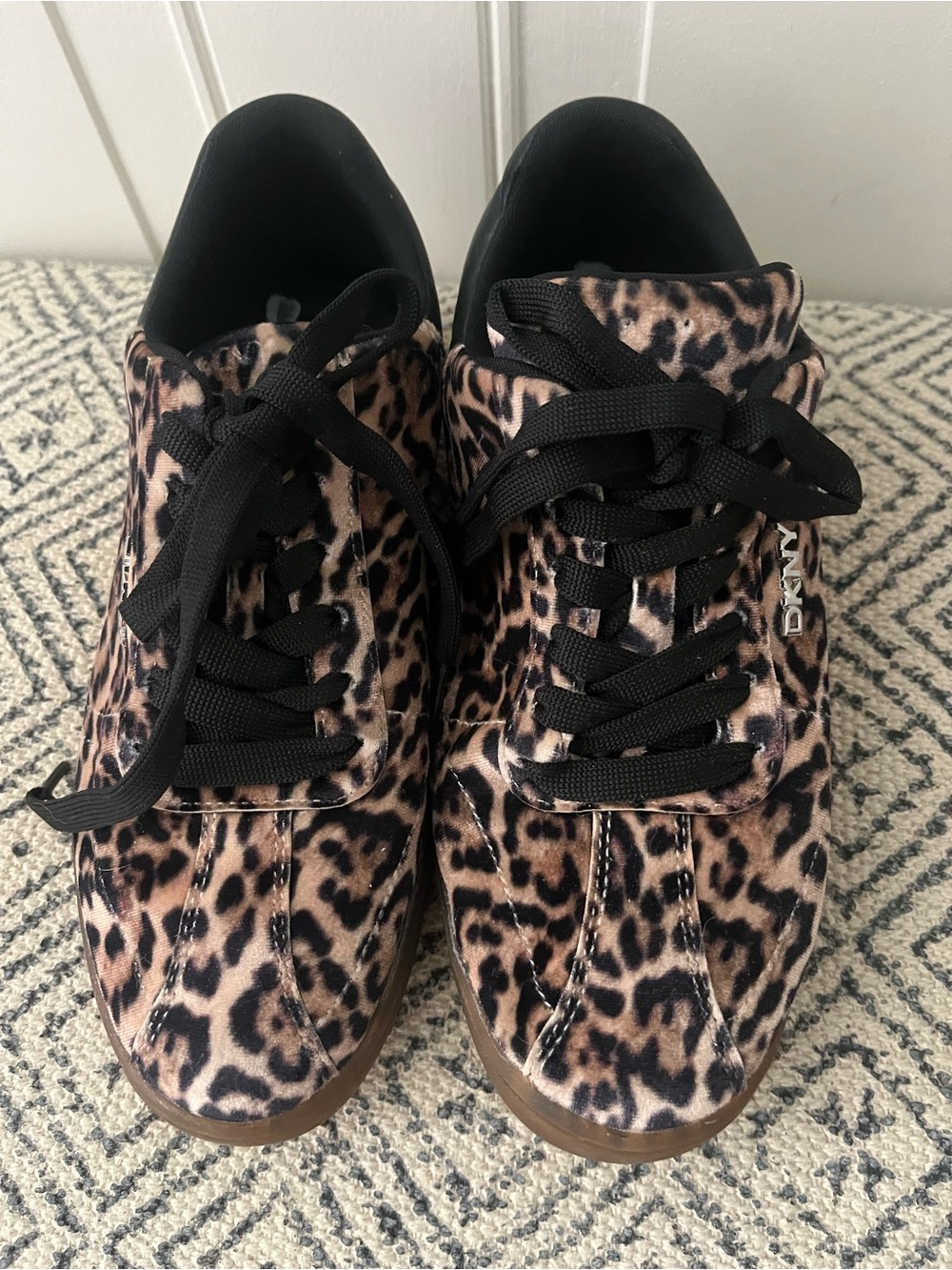 DKNY leopard sneakers